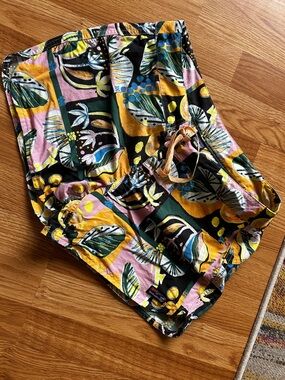 Patagonia Barely Baggies Tropical Print Drawstring Shorts